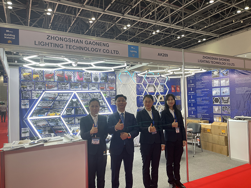 高能照明展会现场