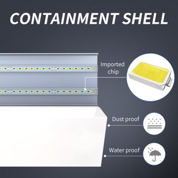 LED 面板灯具结构细节示意